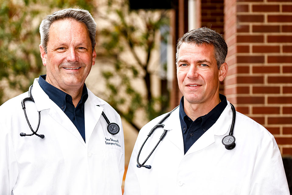 SentinelMED Team Members Jim Evans and Eugene Delaune